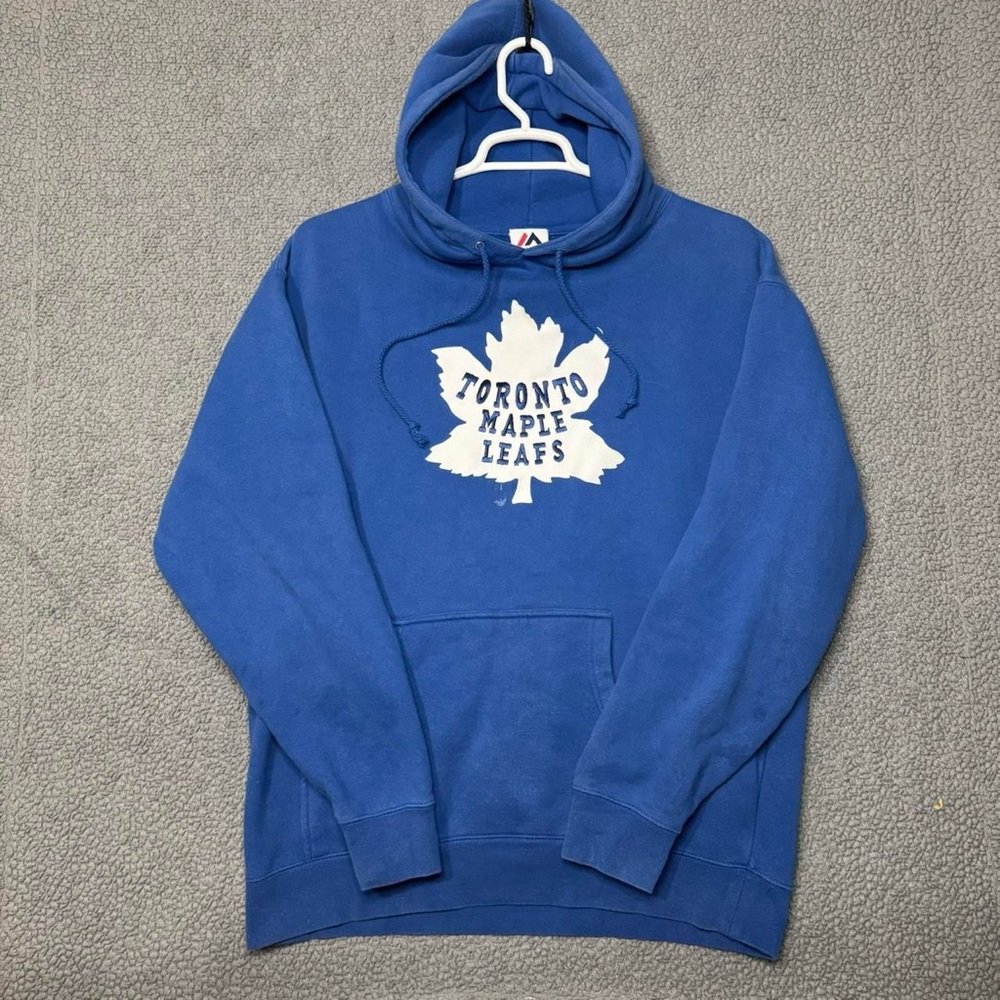 Nhl Toronto Maple Leafs Hoodie Majestic Brand Size Mens Large